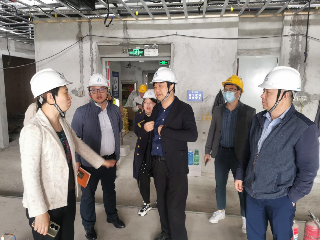简讯|市科技创新委员会一级调研员王宁一行赴深圳evo真人视讯调研施工进展
